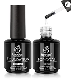 No Wipe Gel Top Coat and Base Coat Set