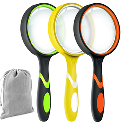 Leffis 3 Pack Magnifying Glass